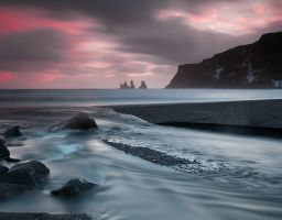 Sonnenuntergang Meer Strand Felsen Küste