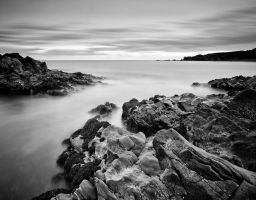 Meer Strand Bucht Fels Stein