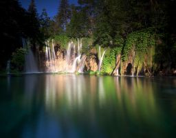 See Wasserfall Wald Land der fallenden Seen