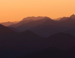Berg Grat Sonnenaufgang