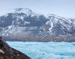 Gletscher Svínafellsjökull Eis