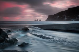 Sonnenuntergang Meer Strand Felsen Küste