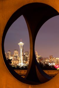 Wahrzeichen Skytower Kunstwerk