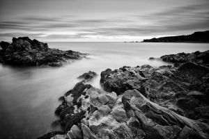 Meer Strand Bucht Fels Stein
