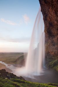 Wasserfall Felsen Gischt Klippe
