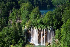 See Wasserfall Wald Land der fallenden Seen