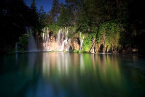 See Wasserfall Wald Land der fallenden Seen