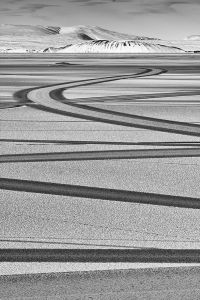 See Eis Berge Spuren