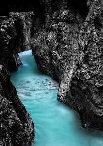 Wasser Fluss Bach Fels Schlucht Canyon