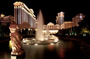 Casino Wasser Brunnen Nacht