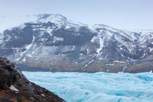 Gletscher Svínafellsjökull Eis