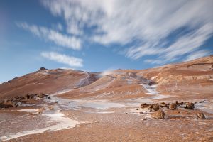 Hverir Thermalgebiet Farbe