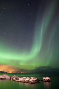 Nordlicht Meer Polarlicht