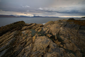 Küstenabschnitt auf der Insel Skye